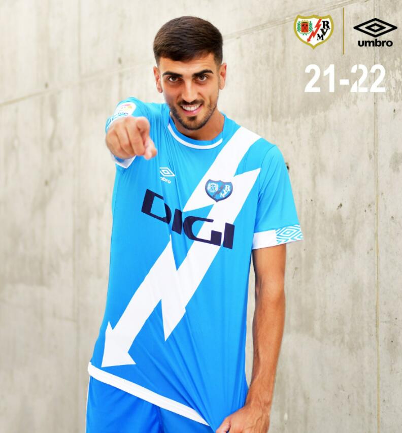 2021/22 Rayo Vallecano Football Kit Third Soccer Jersey